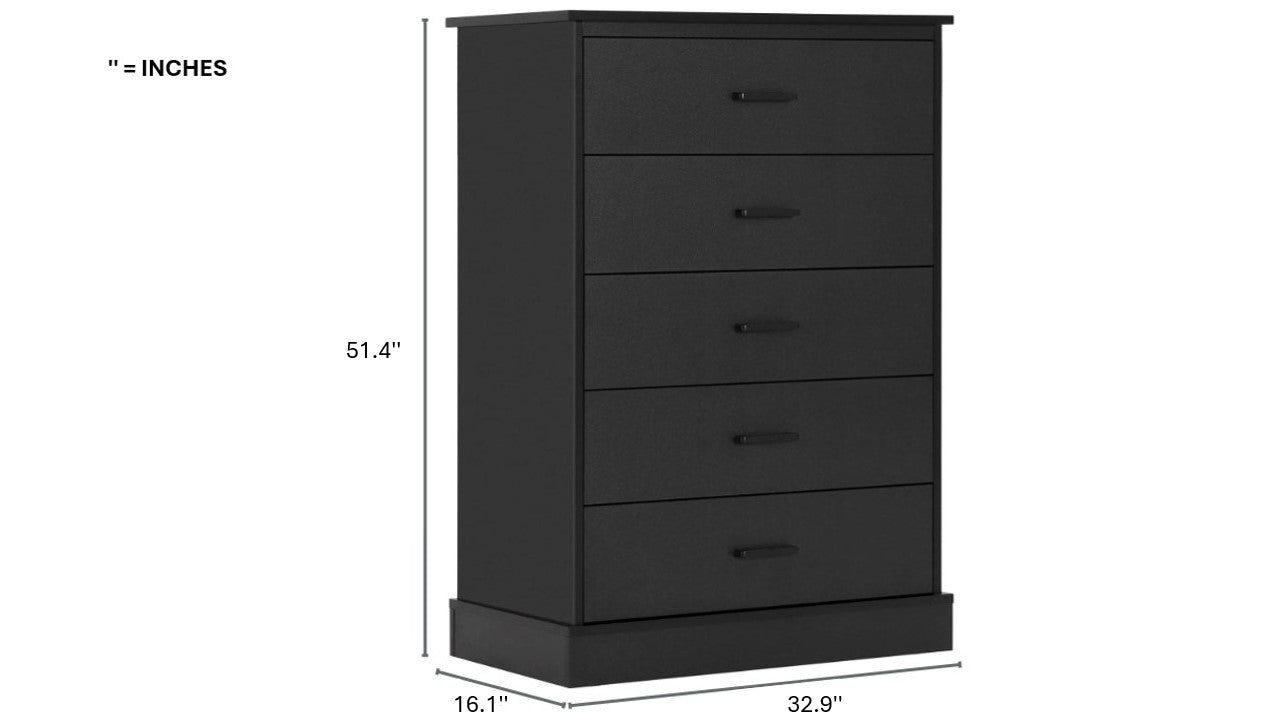 WATERPROOF 5-CHEST OF DRAWERS