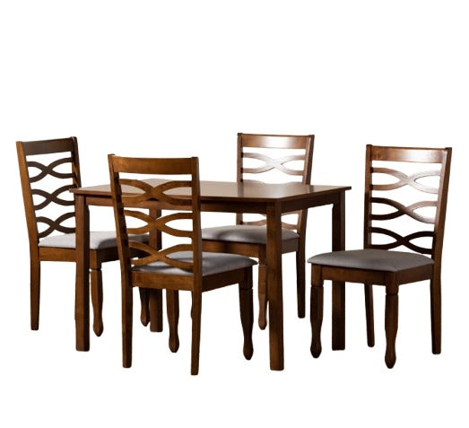 MODERN 4 CHAIR DURABLE DINING SET