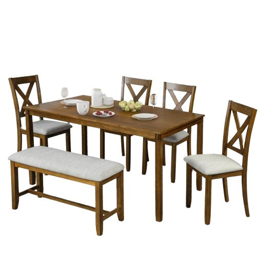 6 Person Durable Dining Set For Homes