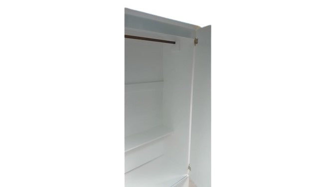 2-DOOR WARDROBE WITH 1 DRAWER