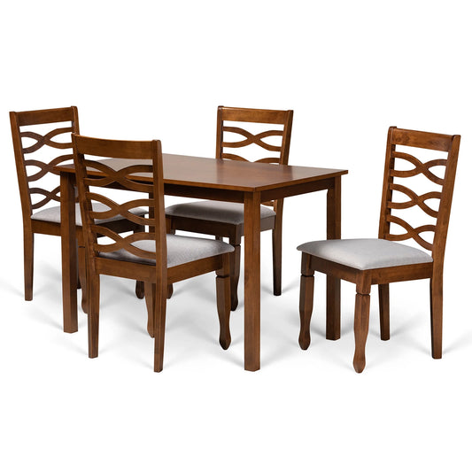 MODERN 4 CHAIR DURABLE DINING SET