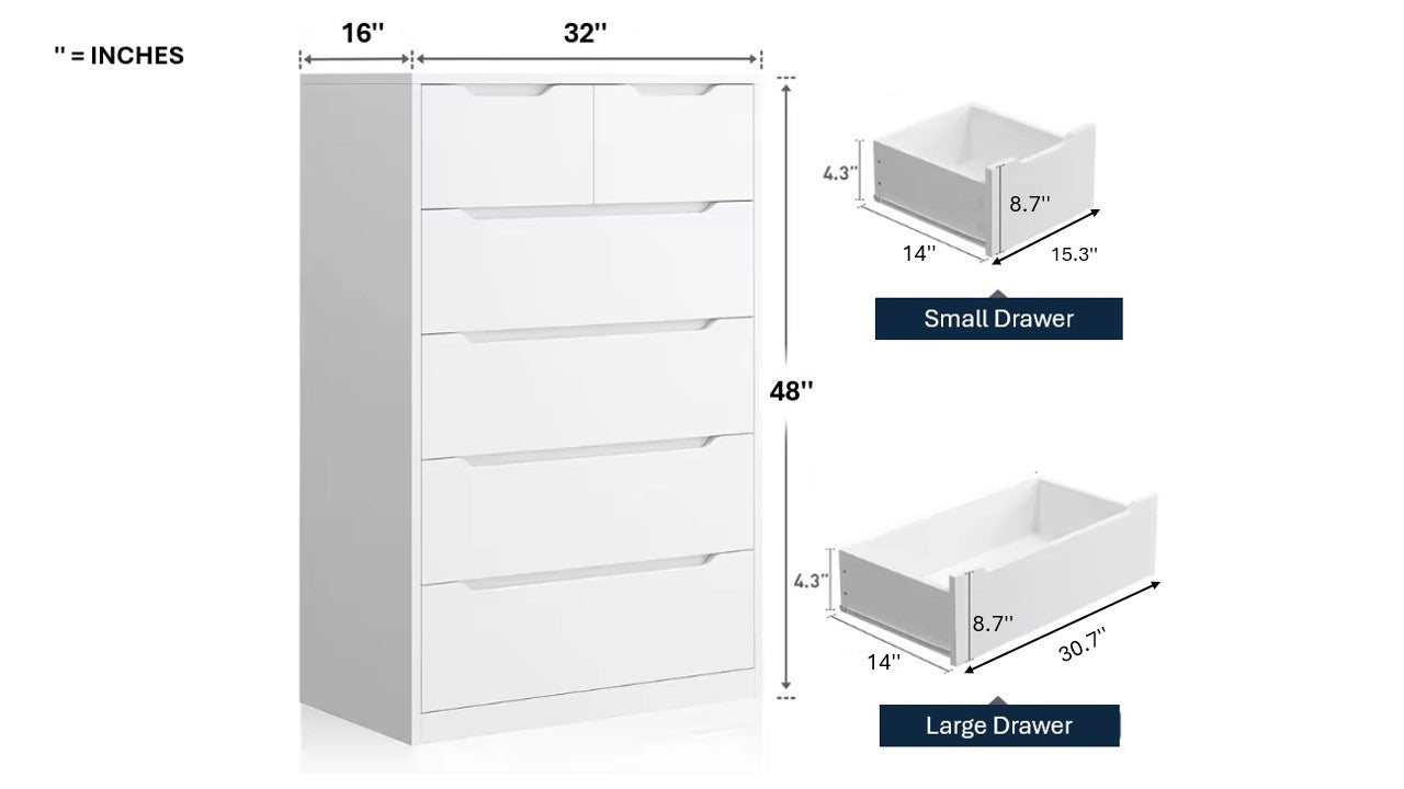 6- Chest of Drawers